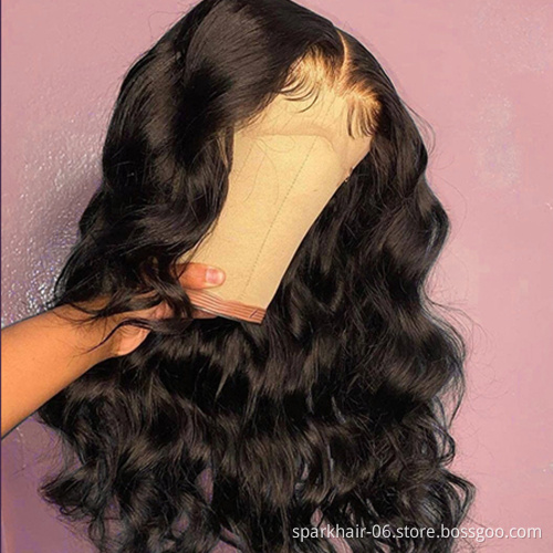 150%180% Density HD Full Lace Colored Human Hair Wigs For Black Women,Wholesale Brazilian Virgin Hair Transparent Lace Front Wig